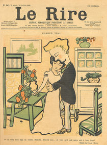 True Love, from the front cover of 'Le Rire' by Emmanuel Poire Caran D'Ache