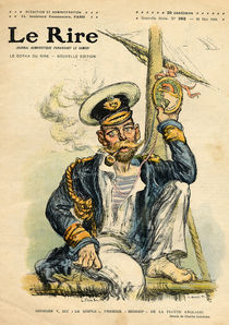 George V, 'The Simple', the first Midshipman of the Royal Navy by Charles Leandre