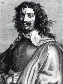 Adriaen Brouwer, engraved by Edme de Boulonois by Anthony van Dyck