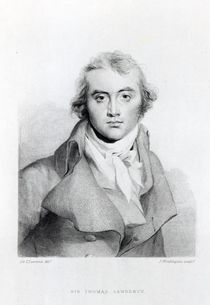 Self Portrait, engraved by J. Worthington von Thomas Lawrence