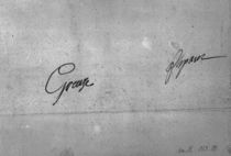 Jean-Baptiste Greuze's signature von Jean Baptiste Greuze