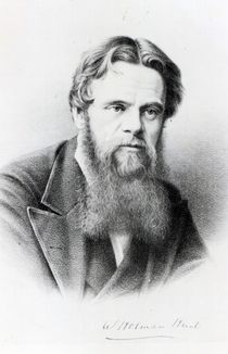 William Holman Hunt, engraving after a photograph von English Photographer