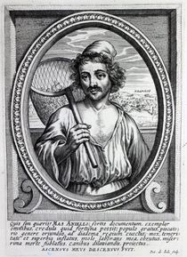 Masaniello, engraved by Petrus de Iode by Dutch School