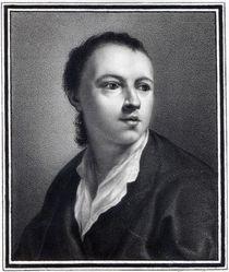 Anton Raphael Mengs, engraved by Nicolaus Mosman by Anton von Maron
