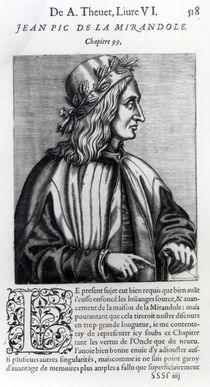 Giovanni Pico della Mirandola von Andre Thevet