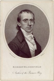 Robert Bloomfield, engraved by William Ridley by Samuel Drummond