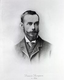 Francis Thompson, engraved by Emery Walker von English School