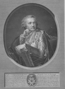 Count Stroganov, engraved by Ignaz Sebastian Klauber by Johann Baptist I Lampi