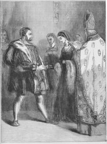 Marriage of Henry VIII and Catherine Parr by English School