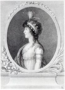 Angelica Catalani, engraved by Francesco Bartolozzi von Gaetano Basteris