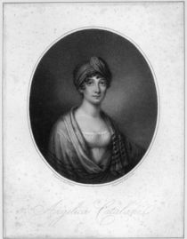 Angelica Catalani, engraved by Antoine Cardon by Jean Francois Marie Huet-Villiers