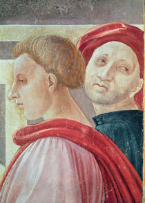Heads of two men, from the Presentation of Mary in the Temple von Paolo Uccello