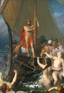 Ulysses and the Sirens by Leon-Auguste-Adolphe Belly