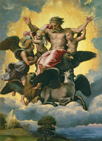 Vision of Ezekiel, c.1518 von Raphael