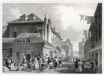 Hungerford Market, Strand, engraved by Thomas Barber, 1830 by Thomas Hosmer Shepherd