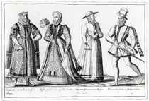 Fashion during the Tudor Period by French School