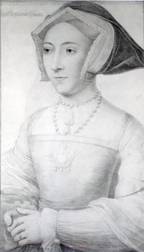 Jane Seymour, c.1536 von Hans Holbein the Younger