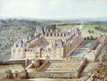 View of the Chateau of Ecouen von Alphonse Lejeune