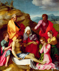 Deposition with Virgin Mary and Saints von Andrea del Sarto