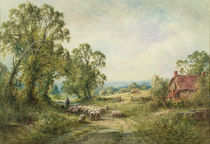 A Lane Near Pulborough von Henry John Kinnaird