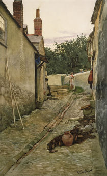 The Gossips by Walter Langley