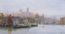 Lincoln Cathedral from the River by Walker Stuart Lloyd