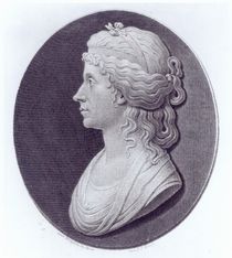 Angelica Kauffman, engraved by J.F Bause von German School