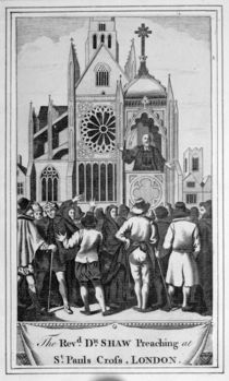 The Reverend Dr. Shaw Preaching at St. Paul's Cross by English School