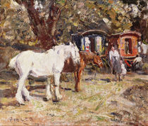 The Gypsy Encampment by Harry Fidler