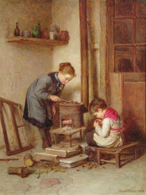 Roasting Chestnuts, 1882 by Pierre Edouard Frere