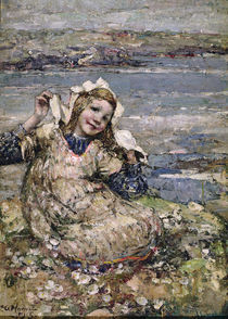 By the Seaside by Edward Atkinson Hornel