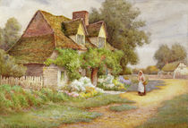 Outside the Cottage by Ethel Hughes