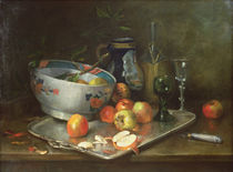 Still Life with Apples by Eugene Henri Cauchois