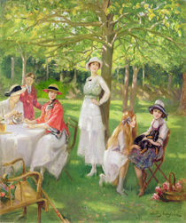 Tea in the Garden by Jules Cayron