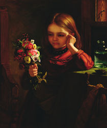 Girl with Flowers von John Davidson