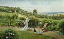 In the Garden, 1903 von Thomas James Lloyd