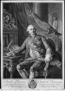 Charles Gravier, Count of Vergennes von Antoine Francois Callet
