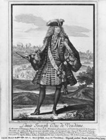Louis Joseph de Bourbon, Duke of Vendome von Robert Bonnart