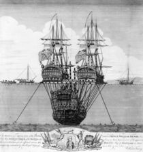 The Attempt made to Salvage the HMS Royal George by English School