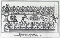 Escheape Market, after an original drawing from c.1598 by English School