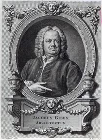 James Gibbs, engraved by Bernard Baron von William Hogarth