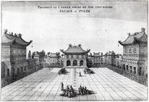Prospect of the Inner Court of the Emperor's Palace at Pekin von English School