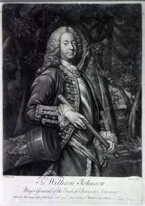 Sir William Johnson, engraved by Charles Spooner von T. Adams