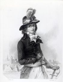 Louis Antoine de Saint-Just von Denis-Auguste-Marie Raffet