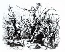Luddite Rioters, 1811-12 by English School