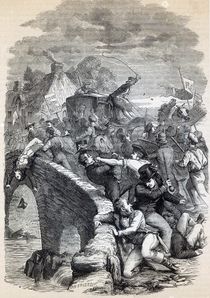 The Edinburgh mob carrying Captain Porteus to execution von English School