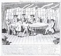 The Council of War in 1756 by English School