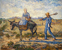 Morning, going out to work by Vincent Van Gogh