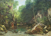 The Covered Stream, or The Dark Stream by Gustave Courbet