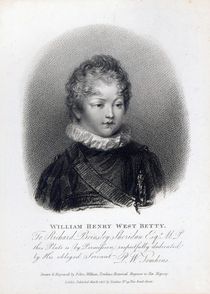 William Betty, 1805 by Peltro William Tomkins